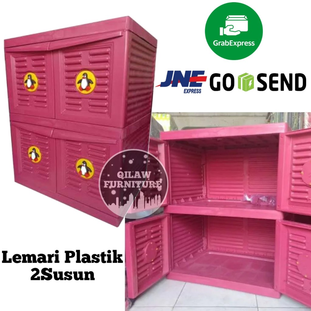 Lemari Plastik 2susun - MULTICLUB