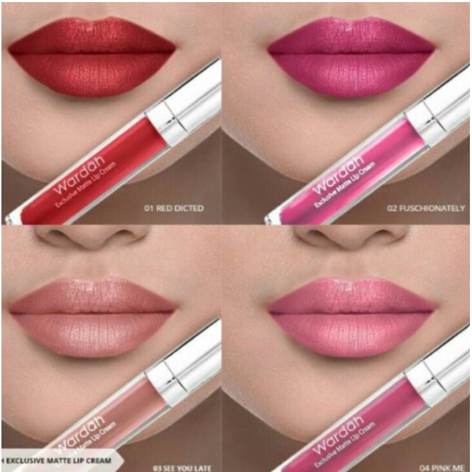 WARDAH Lip Cream Exclusive Matte - Lip krim Lipstick Cair BPOM