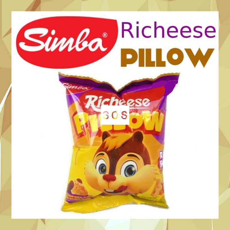 《OS3》 Simba Richeese Pillow 26 gram - snack sereal