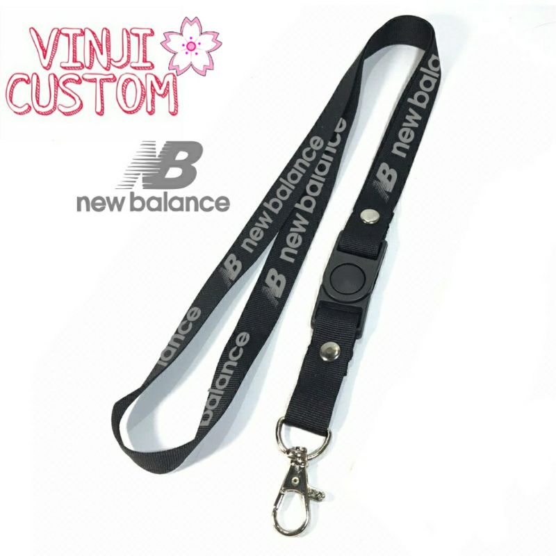 

lanyard NEW BALANCE gantungan kunci DISTRO / tali lanyard gantungan leher id card name tag kartu nama