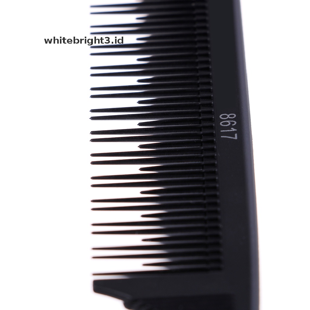 (whitebright3.id) Sisir Rambut Profesional Bahan Stainless Steel Untuk Salon