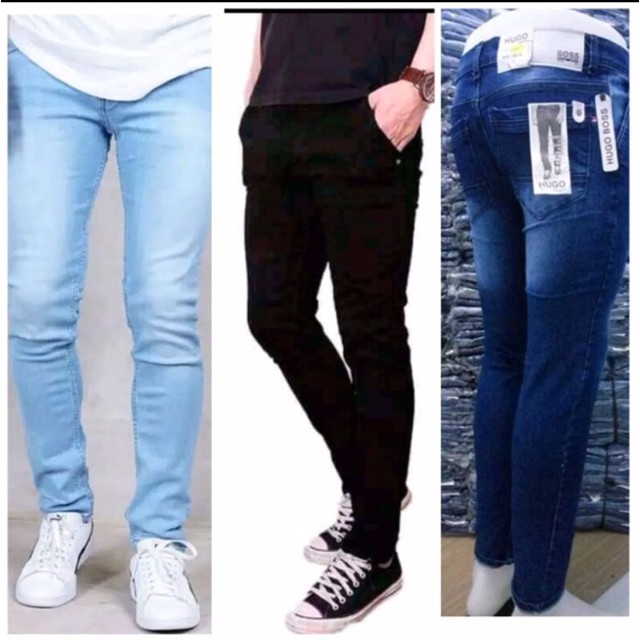 celana panjang pria jeans soft jeans murah