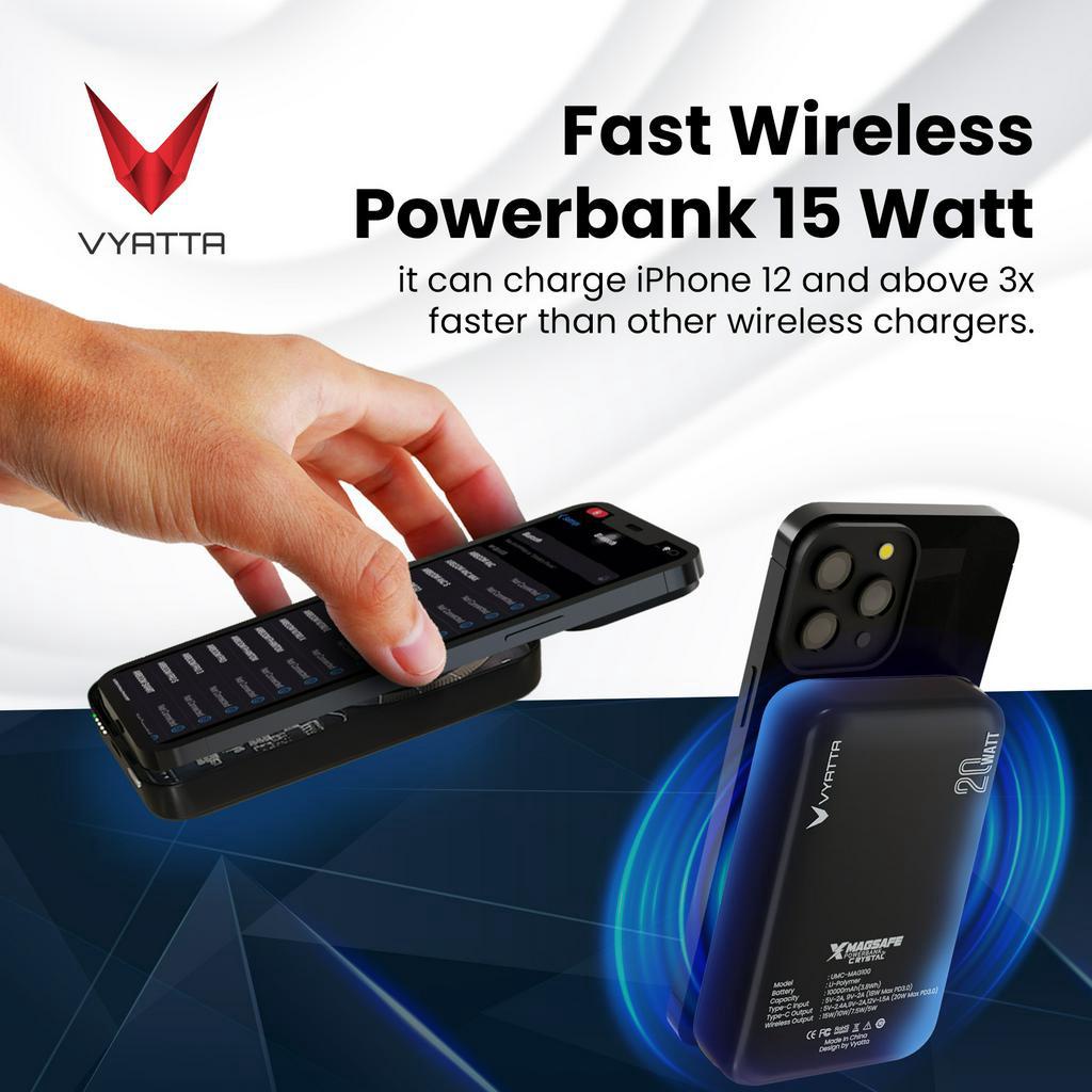 VYATTA TURBO X MAGSAFE CRYSTAL 22,5W POWERBANK POWER BANK IPHONE 12 13 14 PRO MAX