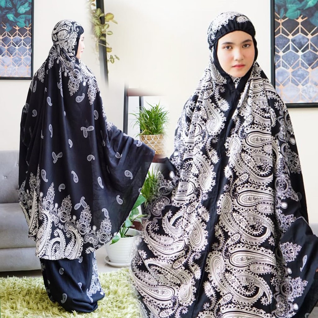 HOPYLOVY - Mukena Dewasa Rayon Bali Motif Fatimah