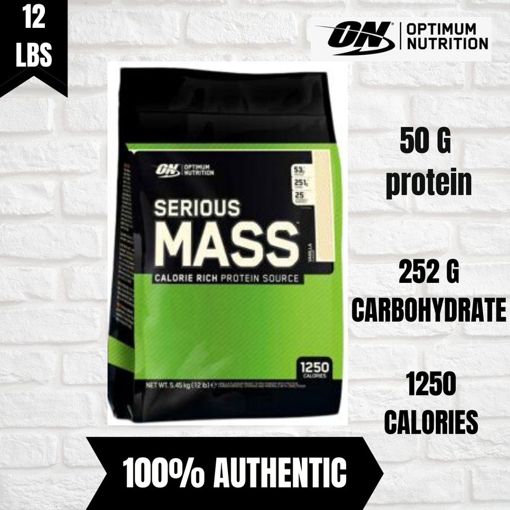 

SUSU FITNESS GAINER OPTIMUM NUTRITION SERIOUS MASS 12 LBS PENAMBAH BERAT BADAN