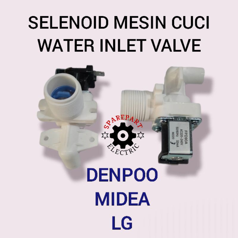 SELENOID WATER VALVE INLET MESIN CUCI MODEL DENPOO DLL