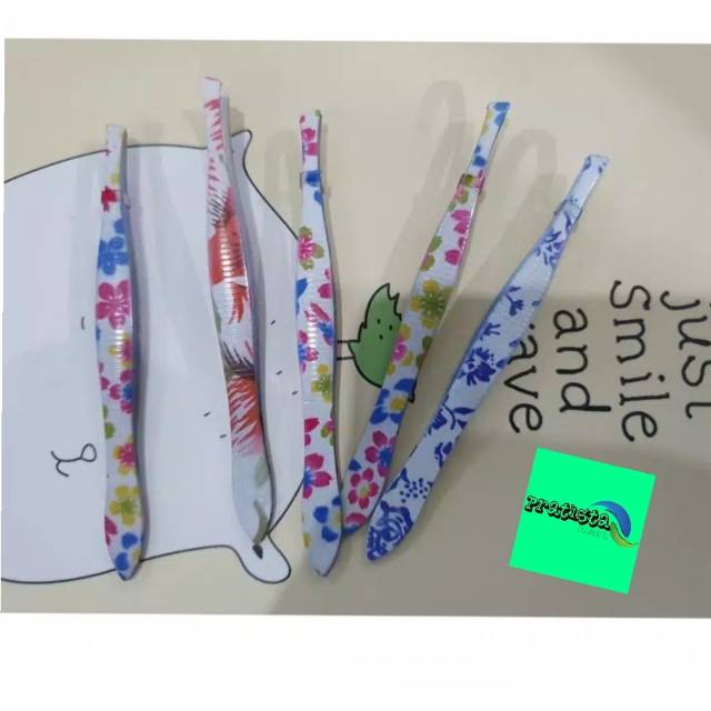 PINSET MOTIF PENCABUT BULU UJUNG LANCIP