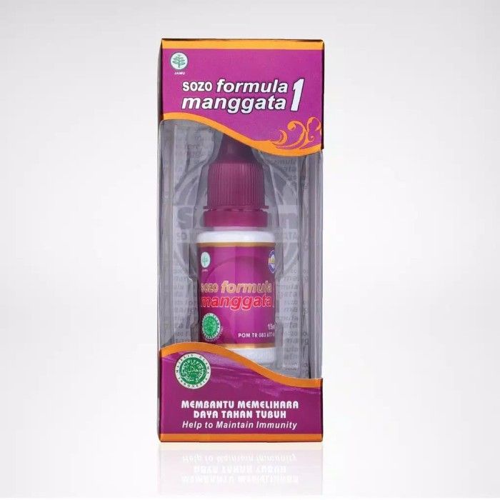 Jamu tetes SOMAN Sozo Formula Manggata 1 Obat tetes 15 ml Asli