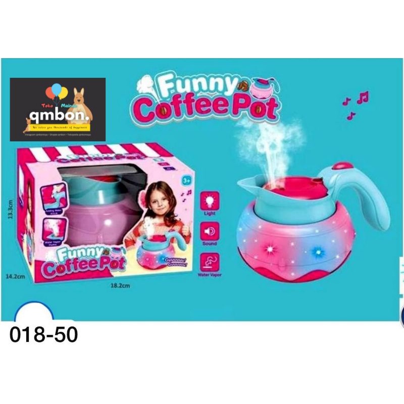 Funny Coffee Pot Mainan Anak Perempuan Teko Air Keluar Asap