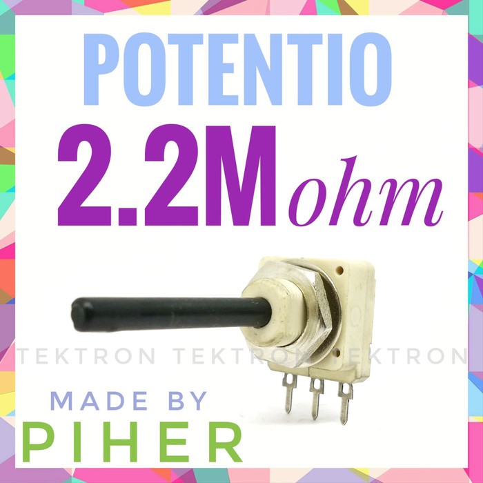 PIHER 2.2Mohm potentio, potensio, 2M, trimpot