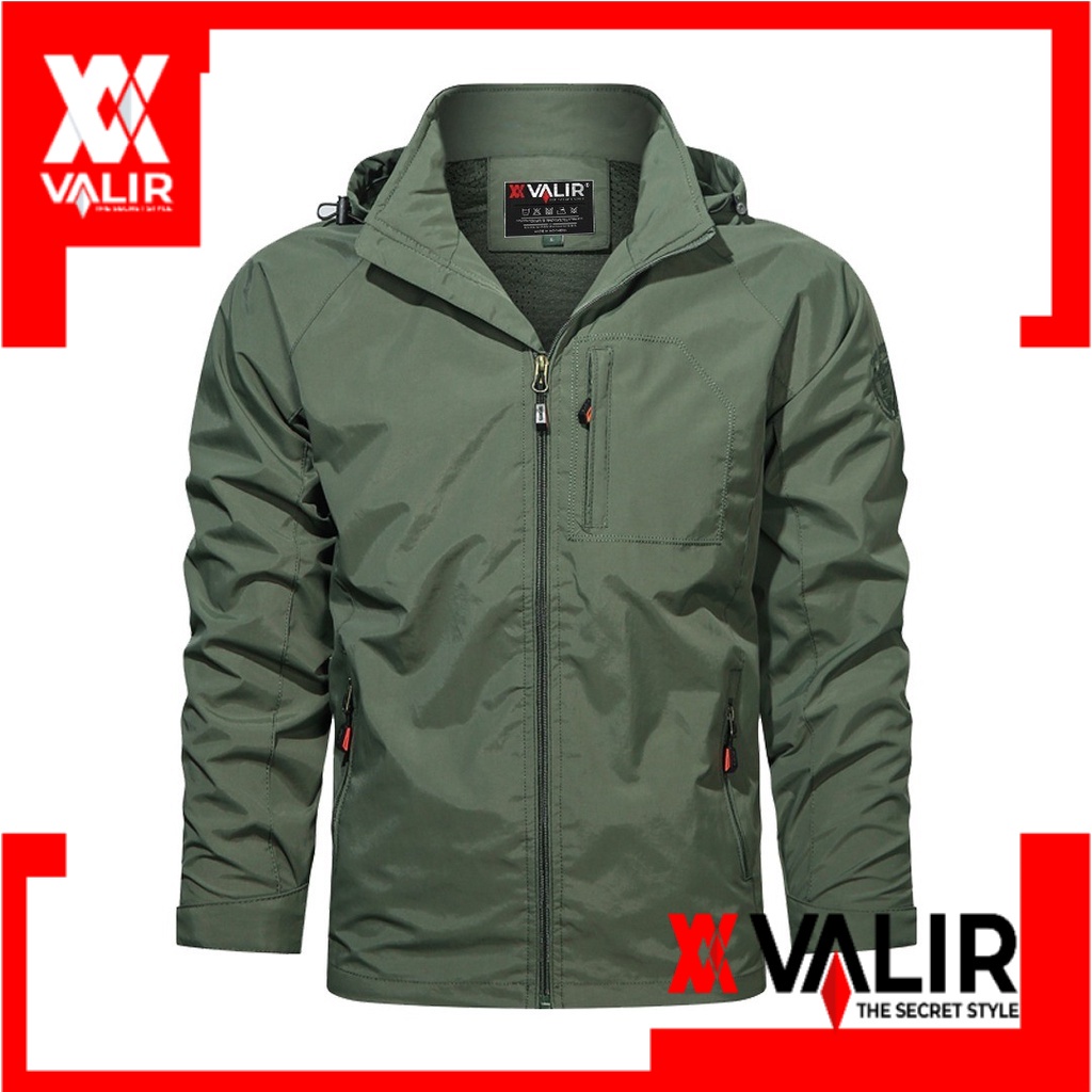 Valir Nazrie Jaket Bomber Pria Keren Kekinian Terbaru