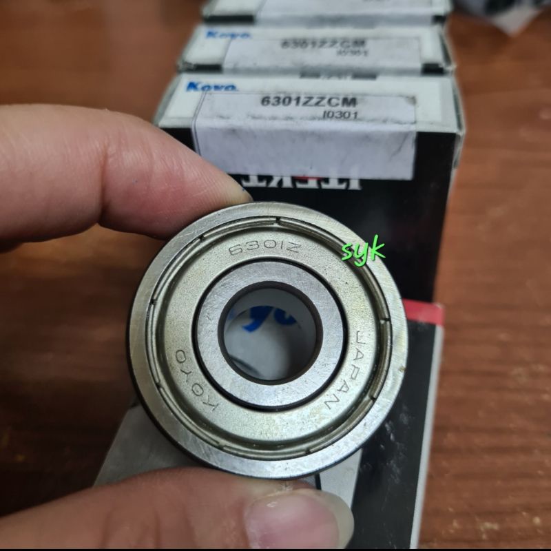 BEARING 6301 ZZ KOYO TUTUP BESI