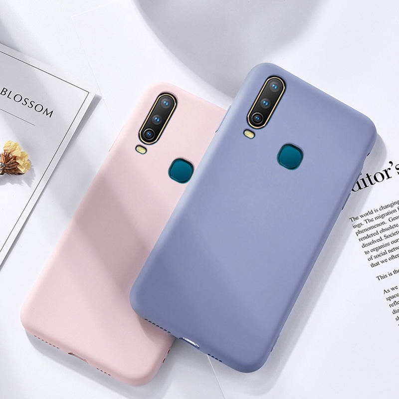 VIVO Y17 Y15 Y12 Soft Case Silikon TPU Matte Tipis Phone