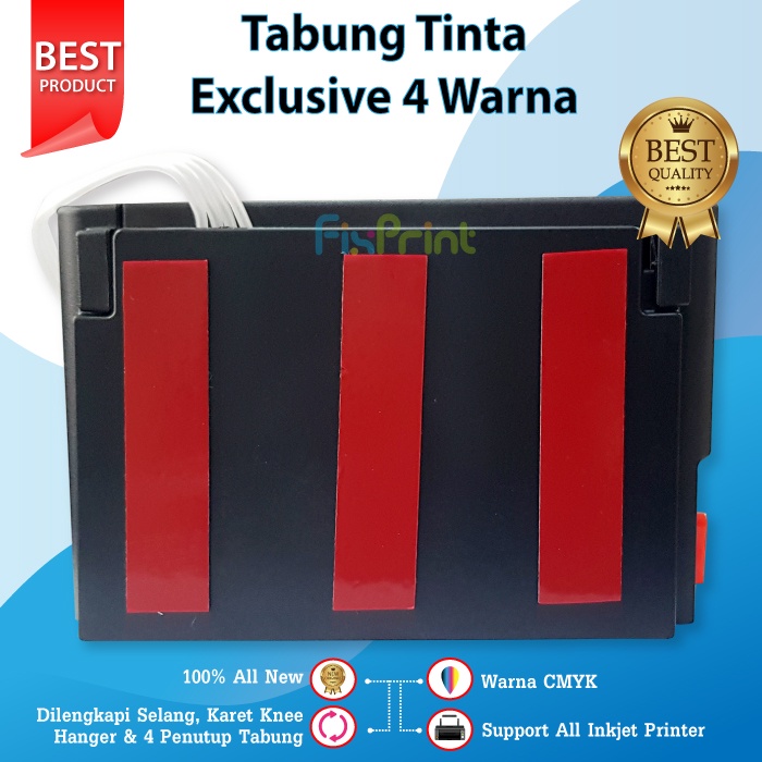 Tabung Tinta Infus 4 Warna 100ml Printer Epson WF7711 WF7611 WF7610 WF7620 WF7110 WF7211 WF3640