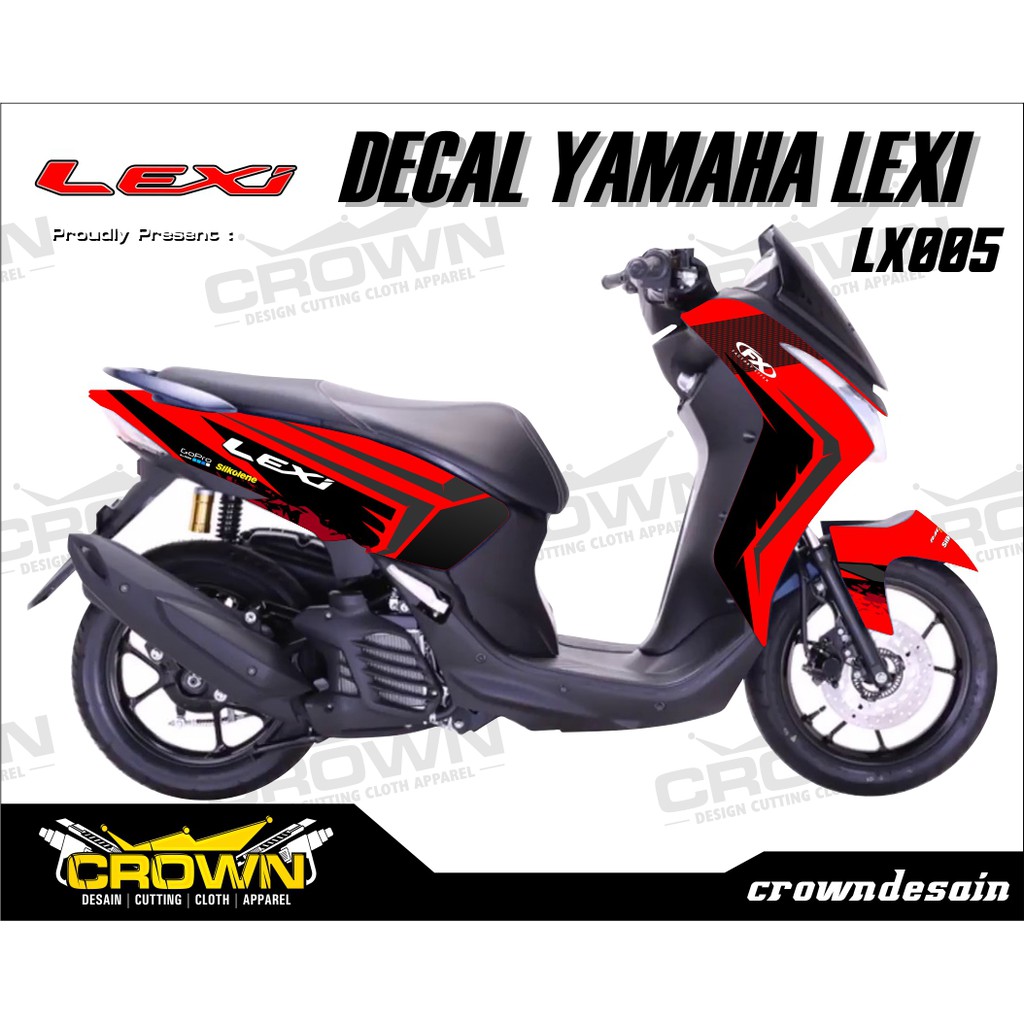 Sticker Decal Yamaha Lexi Full Body Playfull Shopee Indonesia