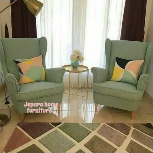 Kursi sofa teras wingchair kursi jok bungkus