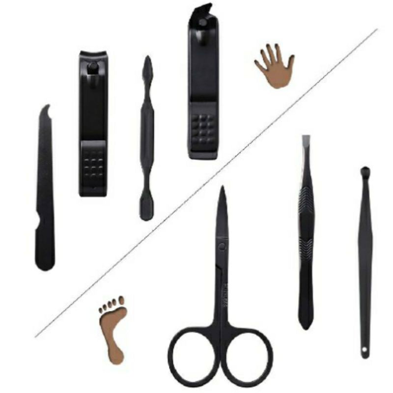 MANICURE SET    gunting kuku set / Gunting Kuku set menicure / set manicuret / Manicure Pedicure/Gunting Kuku Manicure Pedicure Stainless Premium Portable /Manicure Pedicure Set 4IN1 Pedicure Gunting Kuku Pembersi