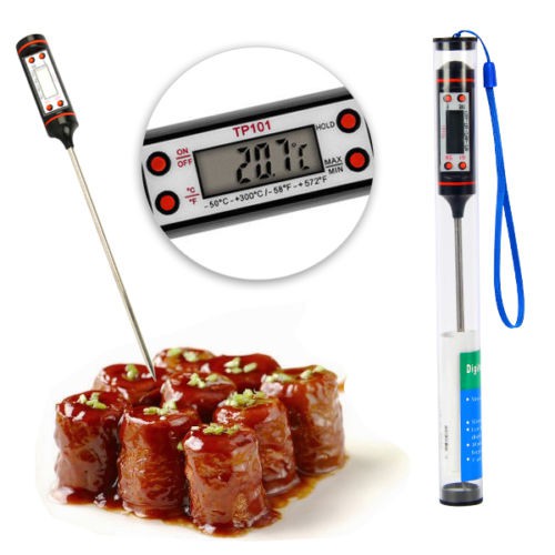 Taffware Digital Food Thermometer for Kitchen Cooking BBQ Termometer Masak - 66