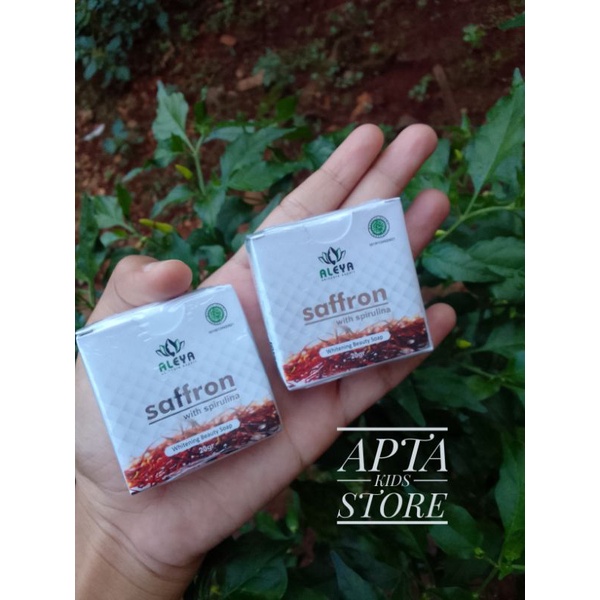 Sabun Wajah ALEYA Safron with Spirulina