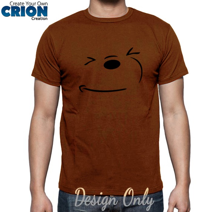 Kaos We Bare Bears - Grizzly Face Happy - By Crion