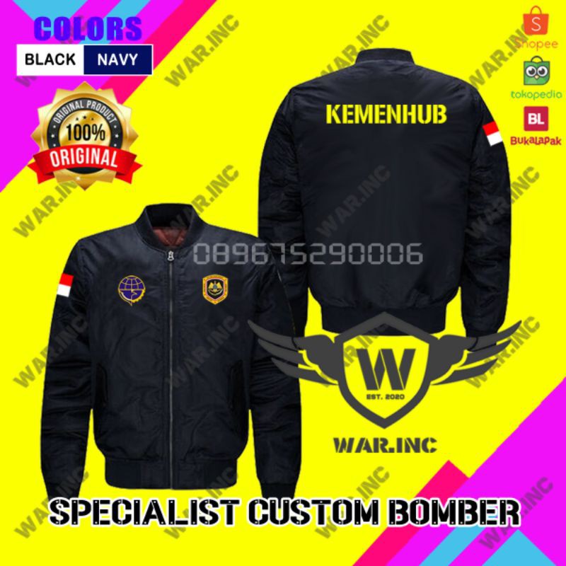 Jaket Bomber KEMENHUB