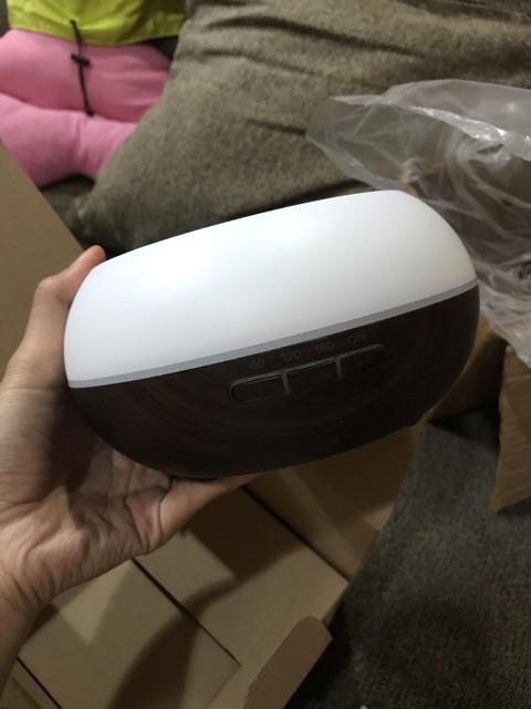 H01 - Essential Oil Aromatherapy Diffuser Ultrasonic Cool Mist Aroma Humidifier 7 Colors - 300 Ml