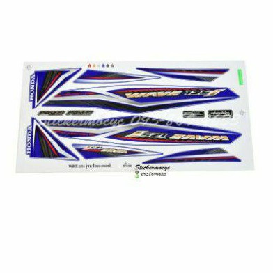 STRIPING WAVE 125i supra 125 helm in