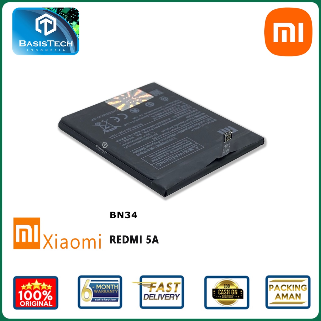 BATERAI XIAOMI REDMI 5A - BN34 - ORI