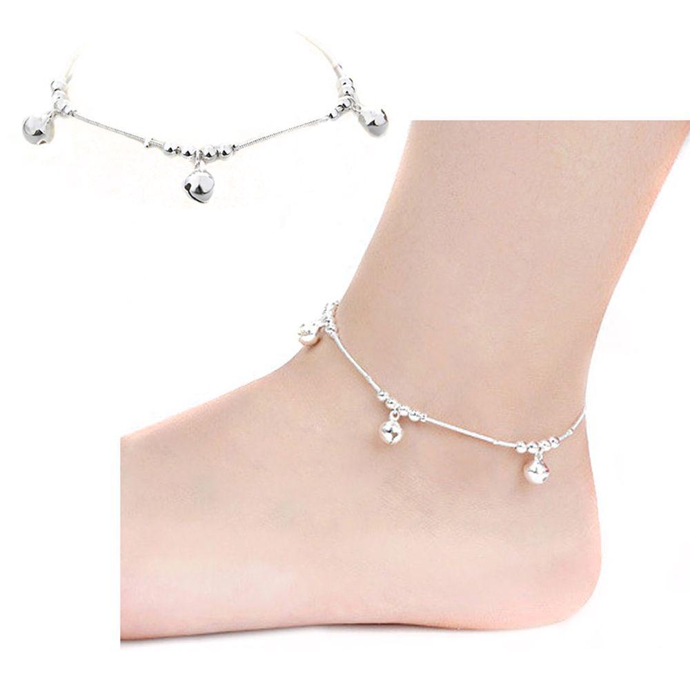 R-flower Foot Anklet Hot Fashion Jewelry Rantai Berlapis Perak