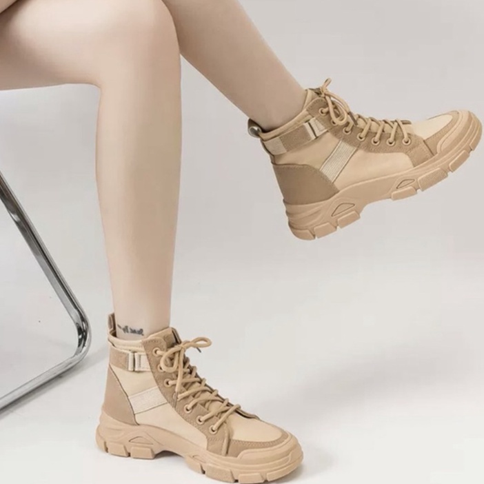 AVANCEID 1860 Sepatu Sneakers Boots Wanita Canvas Import