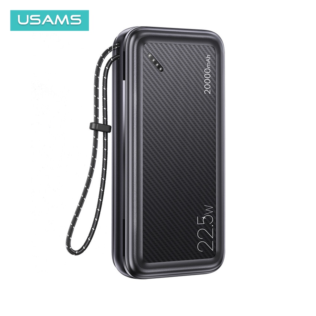 USAMS PB56 Powerbank Fast Charging 22.5W 10000mAh with Lanyard PD+QC3.0