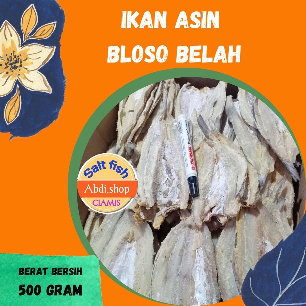 

ikan asin gabus laut kering / bloso belah kering 500gr murah