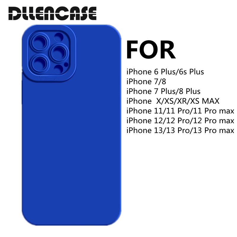 Dllencase Casing Silikon For iPhone 14 13 Pro Max 6 / 6s 6 + / 6s + / 7 / 7 + / 8 / 8 + X / XS / XR / XS Max 11 / 12 / 260 Pro Shockproof