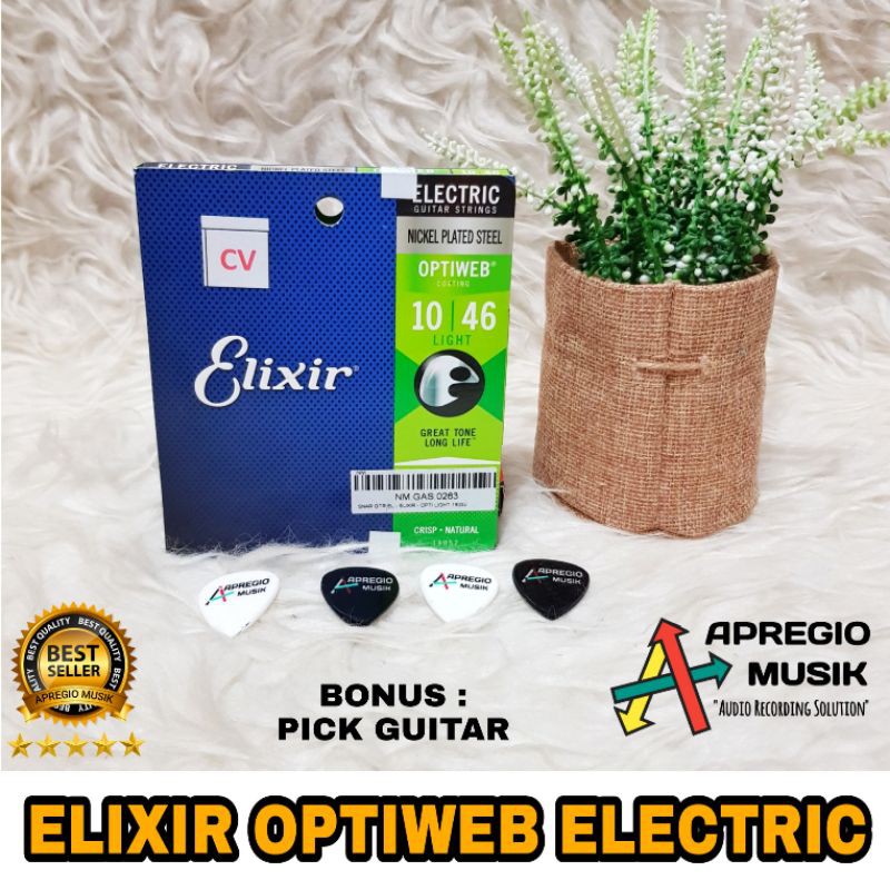 Elixir OPTIWEB Electric Guitar String Original