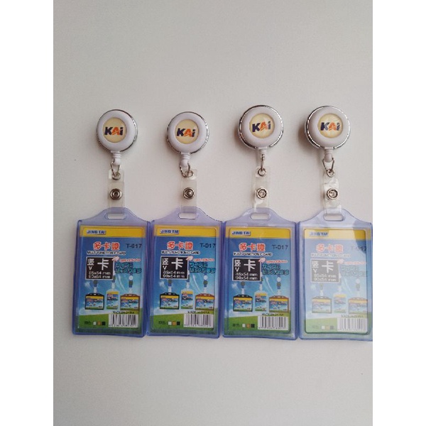 

KAI Gantungan Id Card Holder Berlogo /Yoyo Putar Name Tag Tempat Tanda Pengenal