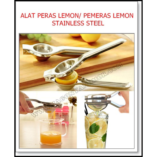 Alat Peras/ Stainless Steel Lemon Orange Juicer Pressed Clip/ Dapur