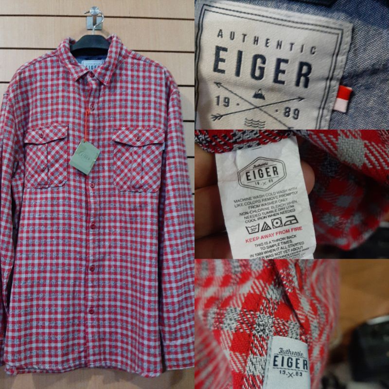 EIGER1989 KEMEJA FLANEL ORIGINAL