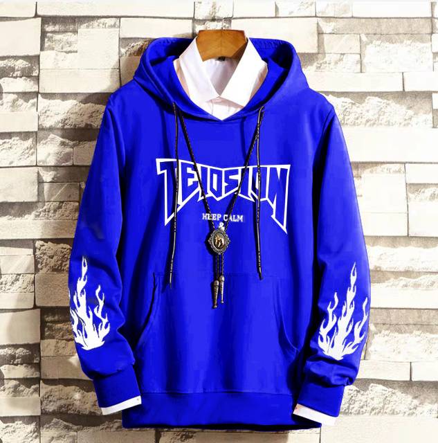 UNISEX-Sweater hoodie TELOSION/HOODIE TEBAL/SWEATER PRIA DAN WANITA BISA PAKAI