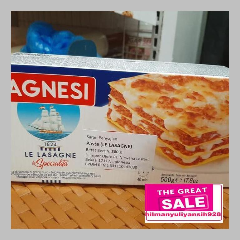 

Ch5Hil1 Agnesi Lasagna Pasta 500Gr Hilchq1