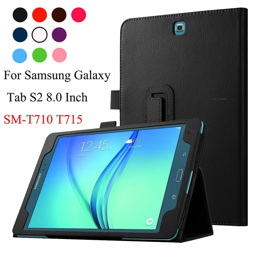 Case Samsung Galaxy Tab S2 8.0 SM-T710 T713 T715 T719 Model Flip Bahan