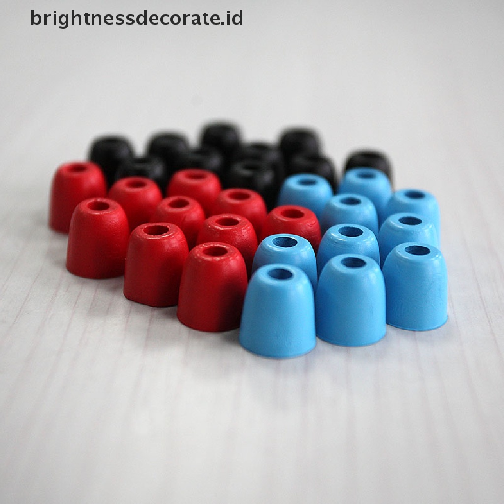 (Birth) 10pcs Earbud Memory Foam Pengganti Untuk Earphone In-Ear