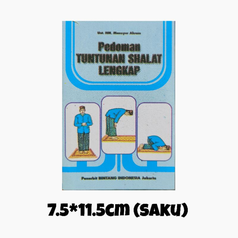 Buku Pedoman Tuntunan Sholat Lengkap Ukuran Saku