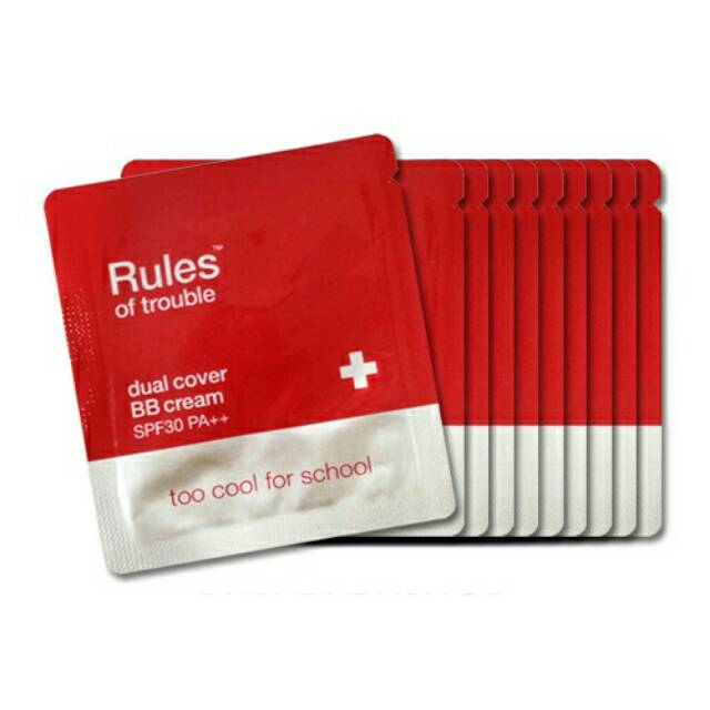 Too Cool for School Rules of Trouble Dual Cover BB Cream SPF30 PA++ 1ml