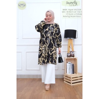 PROMO TUNIK RAYON VISCOSE MOTIF LD 100/110/120