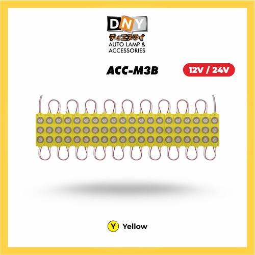 LAMPU LED 3 MATA BESAR LED 3 MATA 24 VOLT 12VOLT / MODUL LED