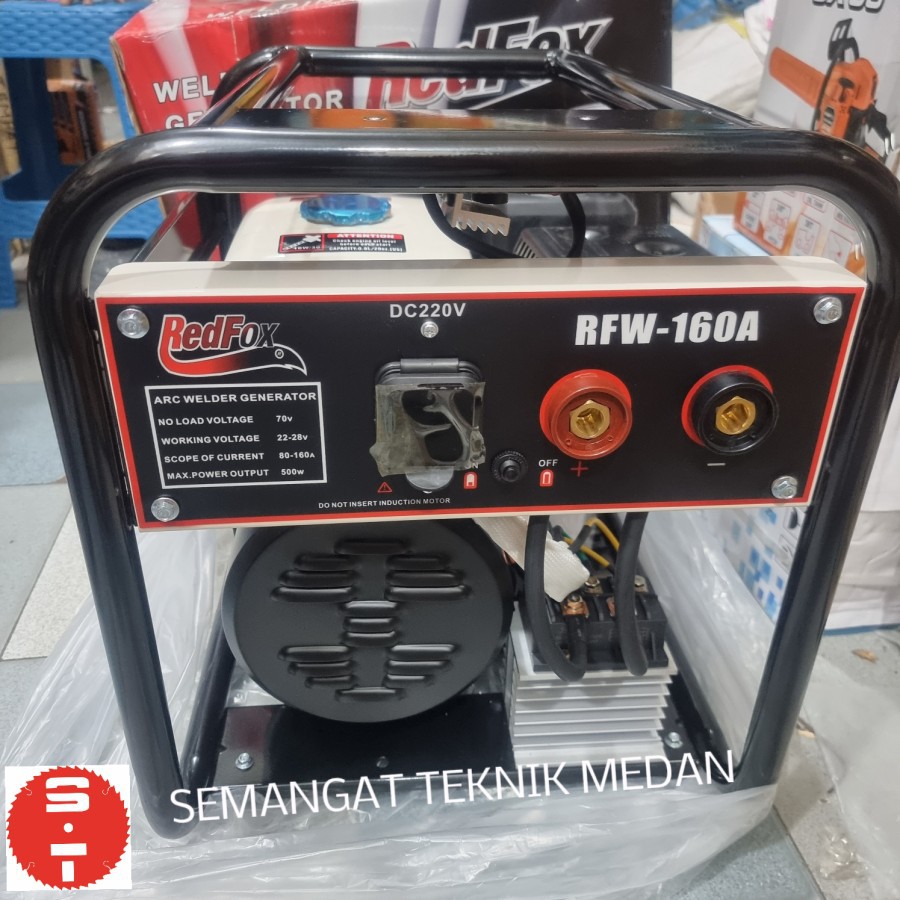 RFW-160A MESIN LAS GENSET LAS GENERATOR 500 WATT 160A REDFOX RFW 160 A