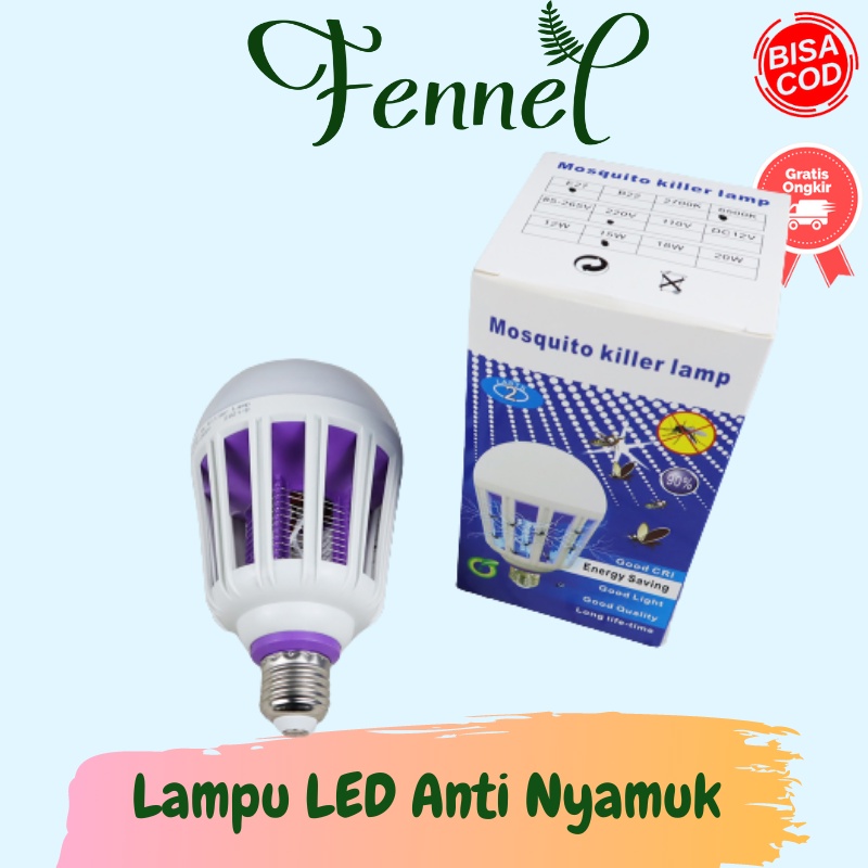 Lampu LED Anti Nyamuk Serangga Light Bulb 15W E27 YC1350