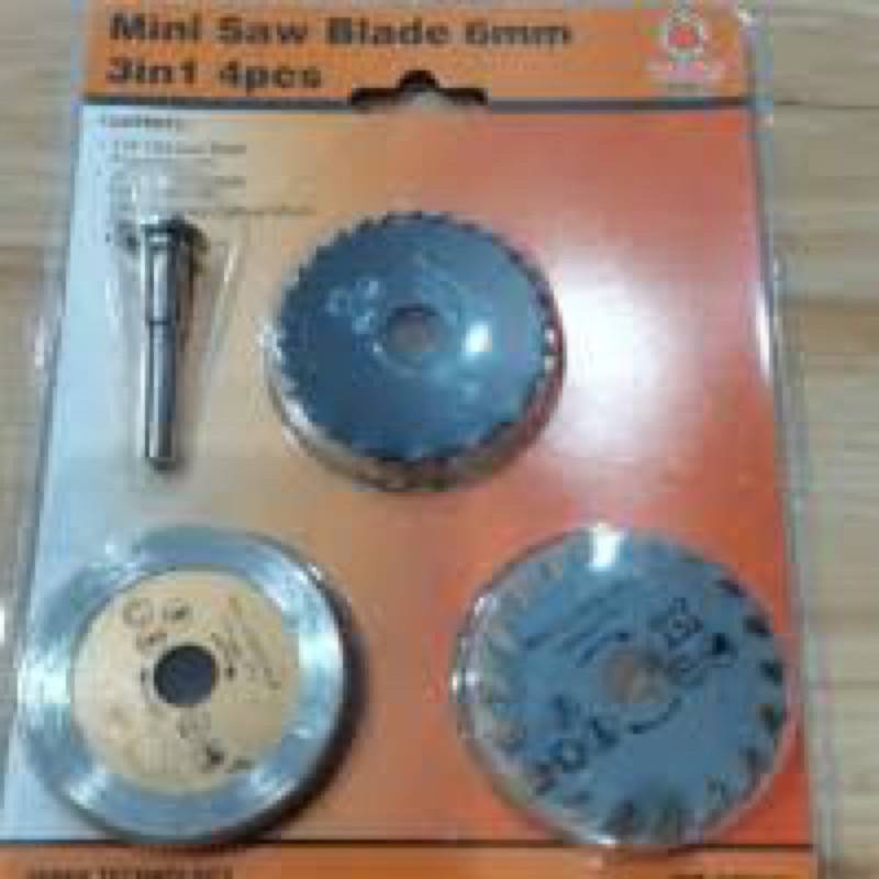 IKURA Mini Cutting Mata Gergaji Potong Diamond Wheel 3in1 Set 4 Pcs 2&quot;