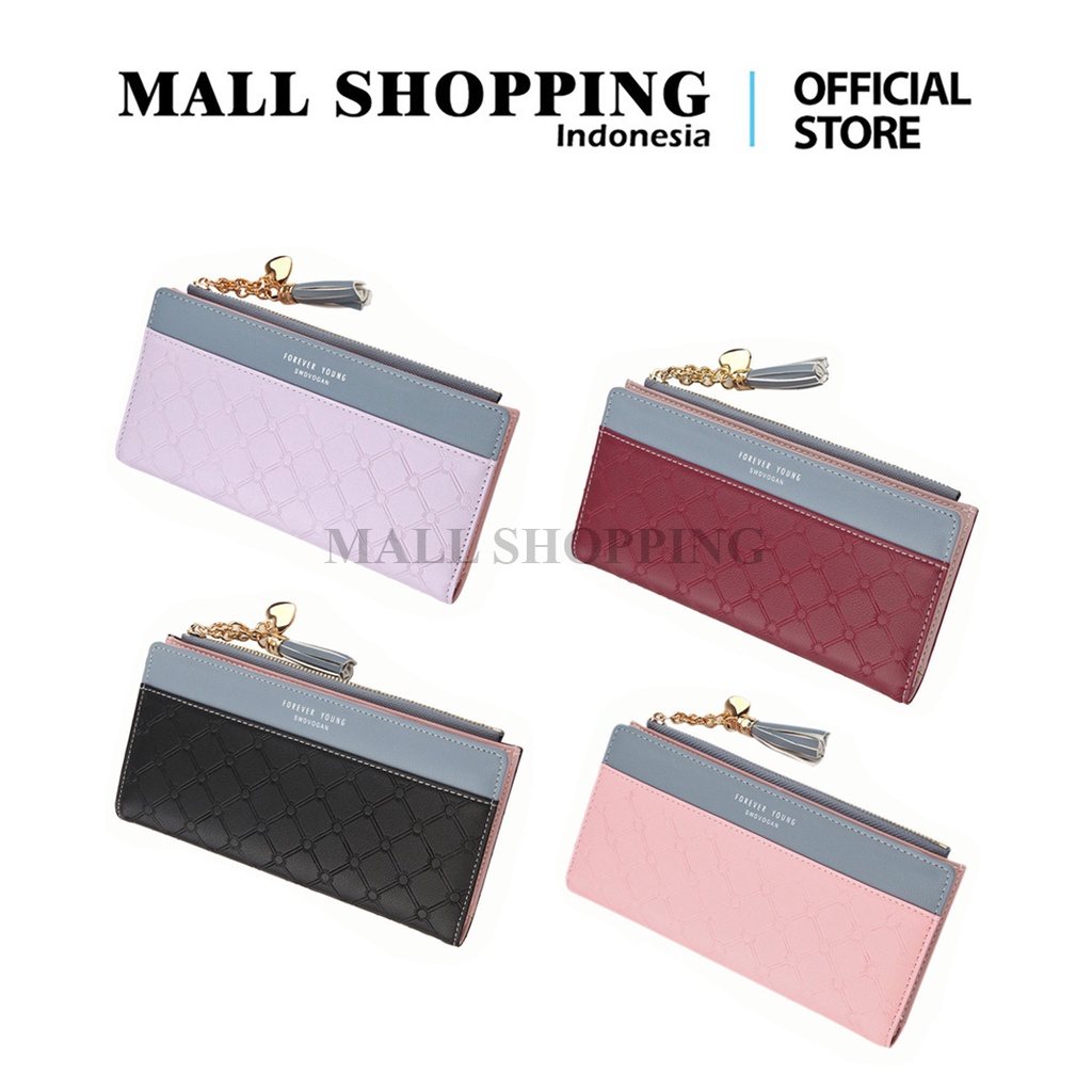 (COD) Dompet Lipat Panjang Wanita Dompet