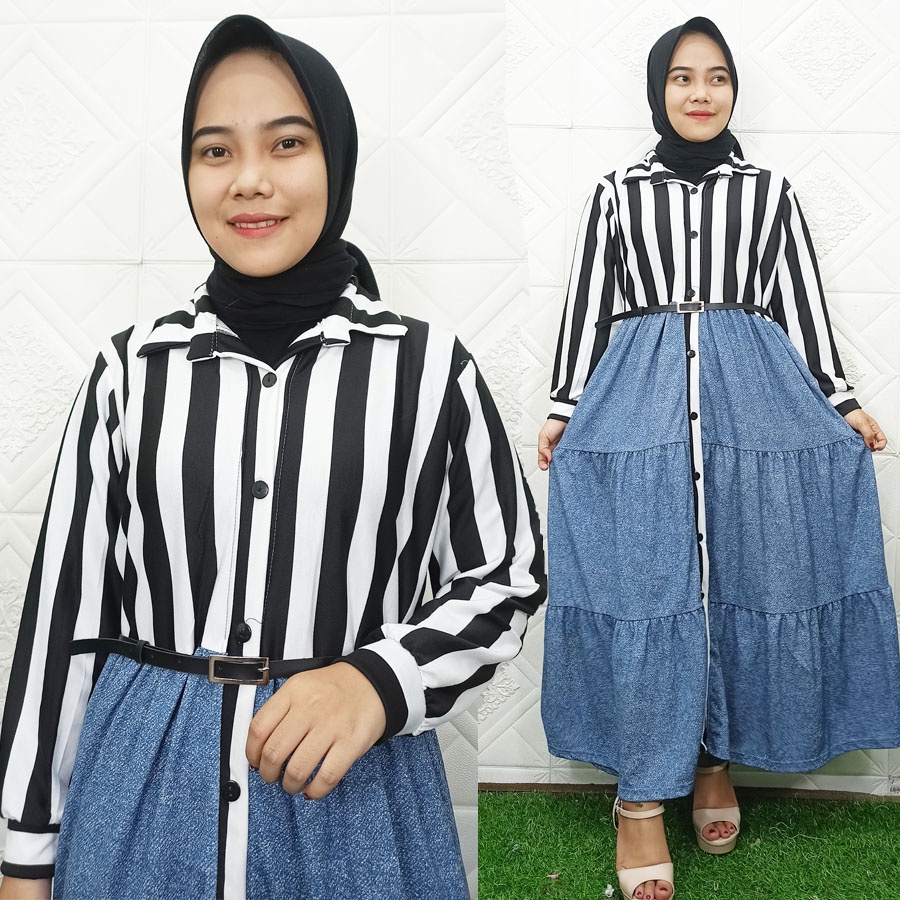 PRIMA DENIM BUSUI GAMIS MUSLIMAH GL FASHION